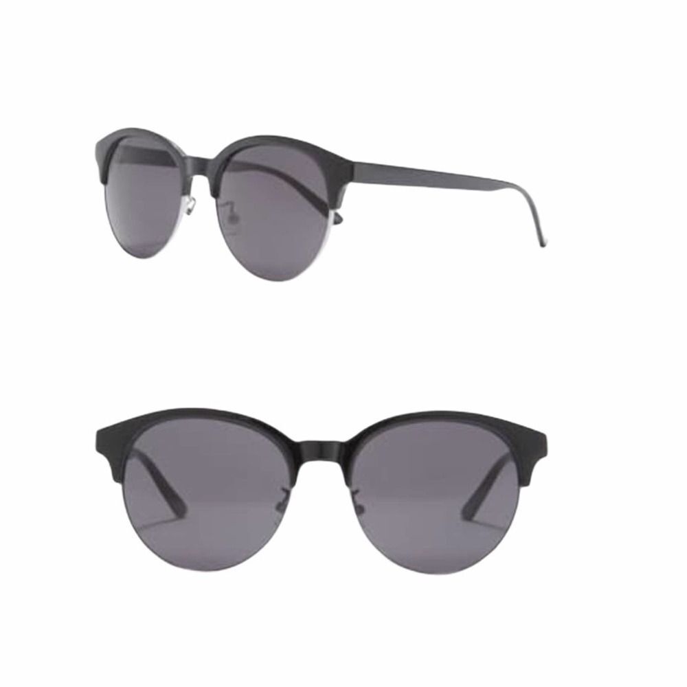 Joe’s Jeans‎ Round Rim Cat Eye Sunglasses Black New